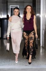 JOEY KING and MAISIE WILLIAMS Out for a Press Day in New York 07/24/2026