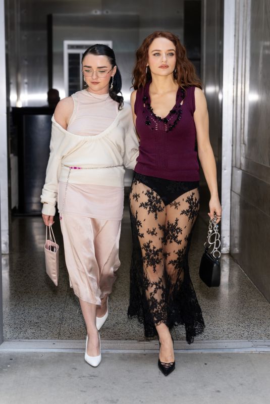 JOEY KING and MAISIE WILLIAMS Out for a Press Day in New York 07/24/2026