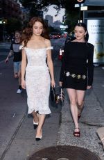 JOEY KING and MAISIE WILLIAMS Out in New York 07/24/2026