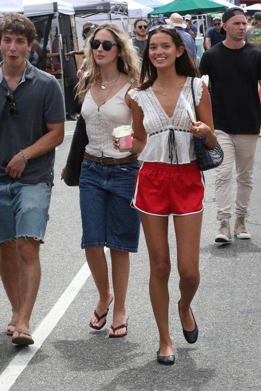 JULIA BUTTERS ans SOPHIA HAMMONS at Farmers Market in Studio City 07/26/2026