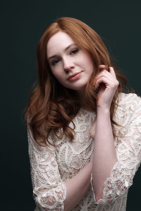 KAREN GILLAN at a Photoshoot 2010
