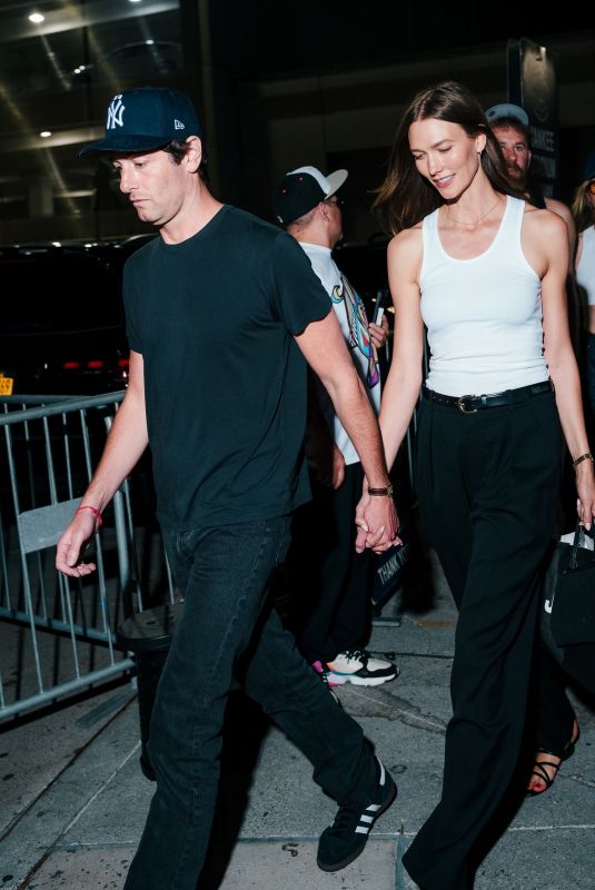KARLIE KLOSS and Joshua Kushner Arrives at Final Night of Jay-Z