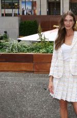 KARLIE KLOSS at CFDA/Vogue Unveiling of America250: United Flags of Fashion at Rockefeller Center in New York City 07/27/2026