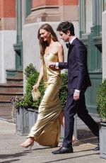 KARLIE KLOSS Heading to Taylor Swift and Travis Kelce