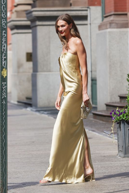 KARLIE KLOSS Heading to Taylor Swift and Travis Kelce