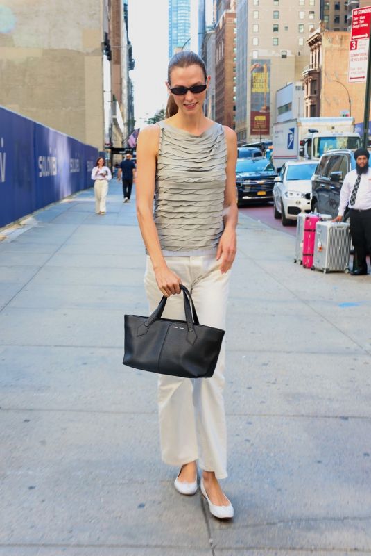 KARLIE KLOSS Outside Aman Hotel in New York City 07/20/2026