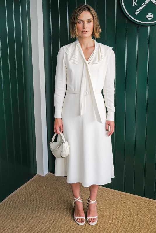 KEIRA KNIGHTLEY at Day 12 of 2026 Wimbledon Tennis Championships at All England Lawn Tennis and Croquet Club in London 07/10/2026