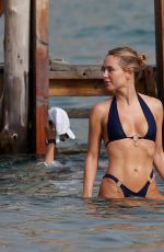 KIMBERLEY GARNER in Bikini at a Beach in Ibiza 07/24/2026
