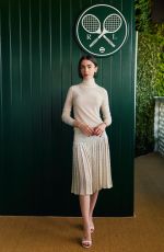 LILY COLLINS - 2026 Wimbledon Tennis Championships Photoshoot, July 2026