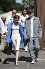LILY COLLINS at Day Fourteen of 2026 Wimbledon Tennis Championships in London 07/12/2026