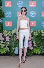 LILY COLLINS at Day Fourteen of 2026 Wimbledon Tennis Championships in London 07/12/2026
