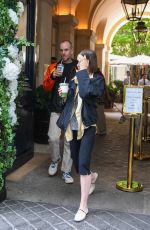 LILY COLLINS Leaves Ralph