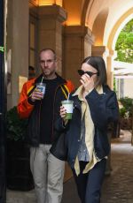 LILY COLLINS Leaves Ralph
