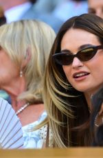 LILY JAMES at 2026 Wimbledon Tennis Championships in London 07/09/2026