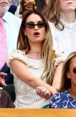 LILY JAMES at 2026 Wimbledon Tennis Championships in London 07/09/2026