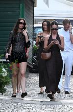 LILY JAMES Out with Friends in Portofino 07/15/2026