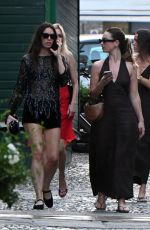 LILY JAMES Out with Friends in Portofino 07/15/2026