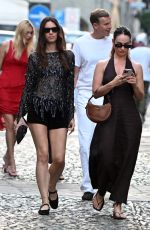 LILY JAMES Out with Friends in Portofino 07/15/2026