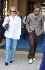 MARGOT ROBBIE and Tom Ackerley Out on Her Birthday in Paris 07/02/2026