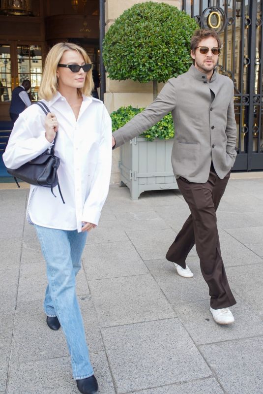 MARGOT ROBBIE and Tom Ackerley Out on Her Birthday in Paris 07/02/2026