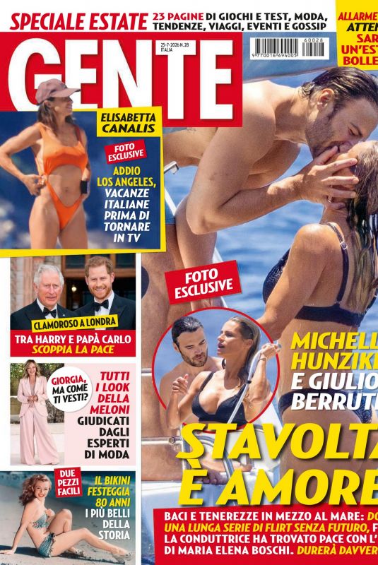 MICHELLE HUNZIKER in Gente Italy, July 2026