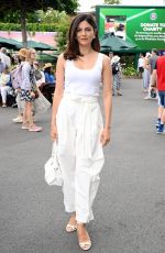 MONICA BARBARO Arrives at 2026 Wimbledon Tennis Championships at All England Lawn Tennis and Croquet Club in London 07/04/2026