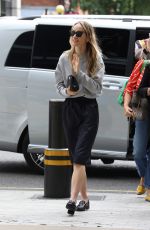OLIVIA WILDE Arrives at BBC Radio Promoting The Invite in London 07/02/2026