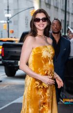 Pregnant ANNE HATHAWAY Out and About in New York City 07/01/2026