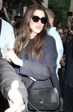 Pregnant ANNE HATHAWAY Out in Tribeca in New York City 07/01/2026