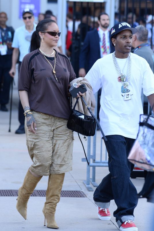 RIHANNA and A$AP Rocky Leaves FIFA World Cup Final in New York 07/19/2026