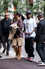 RIHANNA and ASAP Rocky Arrives at Their Hotel in New York City 07/19/2026