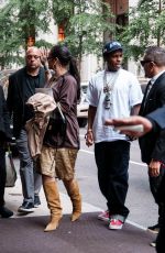 RIHANNA and ASAP Rocky Arrives at Their Hotel in New York City 07/19/2026