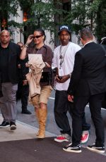 RIHANNA and ASAP Rocky Arrives at Their Hotel in New York City 07/19/2026