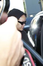 RIHANNA Heading to Lunch with a Friend at Wally