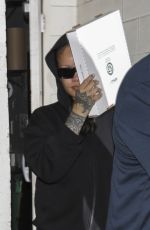 RIHANNA Heading to Lunch with a Friend at Wally