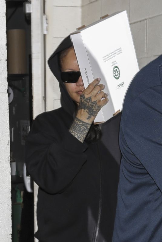 RIHANNA Heading to Lunch with a Friend at Wally’s in Beverly Hills 07/21/2026