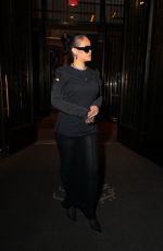 RIHANNA Leaves Four Seasons Hotel Wearing a Sleek Black Ensemble in New York City 07/11/2026
