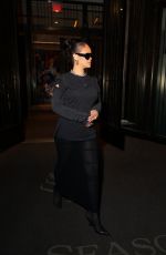 RIHANNA Leaves Four Seasons Hotel Wearing a Sleek Black Ensemble in New York City 07/11/2026