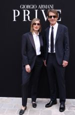 ROSAMUND PIKE at Giorgio Armani Prive Haute Couture FallWinter 20262027 Show at Paris Fashion Week 07/07/2026