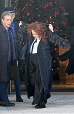 SELENA GOMEZ on the Set of Only Murders in the Building outside Freemasons