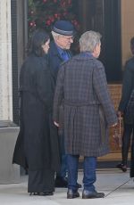 SELENA GOMEZ on the Set of Only Murders in the Building outside Freemasons
