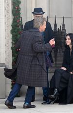 SELENA GOMEZ on the Set of Only Murders in the Building outside Freemasons