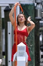 SHAKIRA in a Red Bikini in Miami 07/07/2026