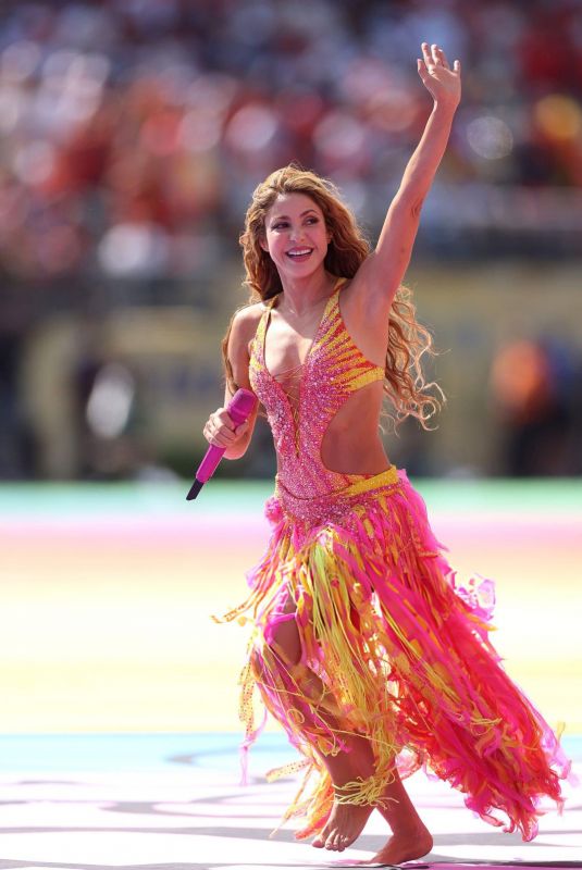 SHAKIRA Performs at Topps Final Halftime Show at FIFA World Cup 2026 Final Match in New Jersey 07/19/2026