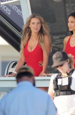 SHAY MITCHELL and HASSIE HARRISON Films Scenes for Baywatch Reboot in Malibu 07/14/2026