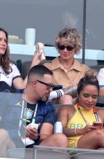 SOPHIA BUSH and ASHLYN HARRIS at France vs Paraguay Game at 2026 World Cup in Philadelphia 07/04/2026