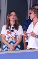 SOPHIA BUSH and ASHLYN HARRIS at France vs Paraguay Game at 2026 World Cup in Philadelphia 07/04/2026