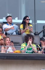 SOPHIA BUSH and ASHLYN HARRIS at France vs Paraguay Game at 2026 World Cup in Philadelphia 07/04/2026