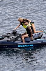 STELLA AMXWELL at DJ Anyma Enjoy a Jet Ski Ride in Ibiza 07/25/2026