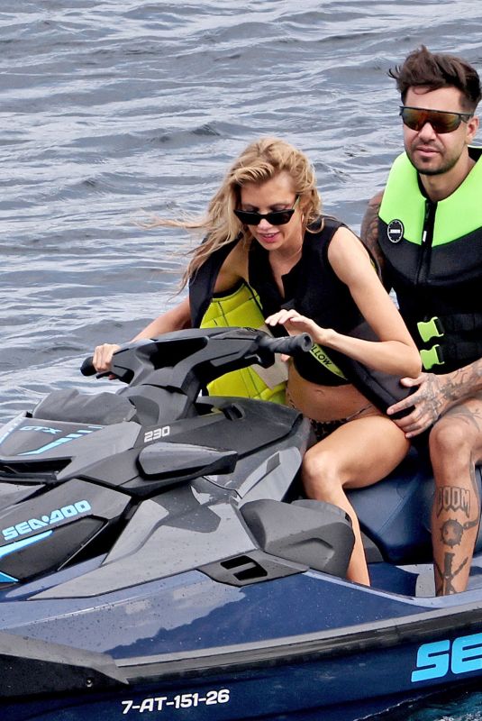STELLA AMXWELL at DJ Anyma Enjoy a Jet Ski Ride in Ibiza 07/25/2026